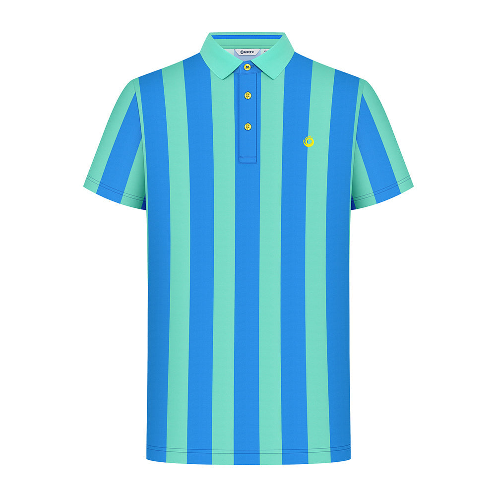 Men's Striped Polo Shirt HELIX