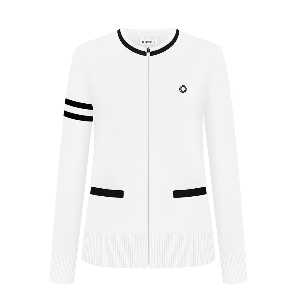 Women's Round Neck Cardigan HELIX